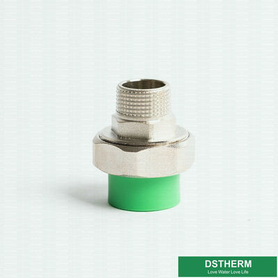 Recyclable PPR Female Threaded Union Green Color For Rainwater Utilization Systems