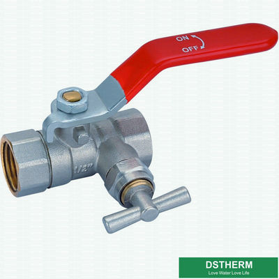 Water Supplying Special Ball Valve With Tap Handle Female Threaded Forged High Pressure Brass Ball Valve