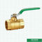 Yellow Finished Superior Quality Brass Ball Valve For Fluid Application Use Brass Ball Valve